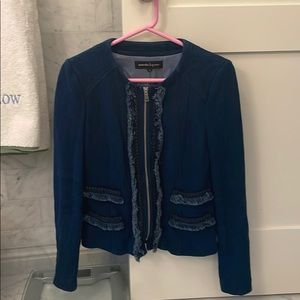 Nanette Lepore fringe sweater/jacket